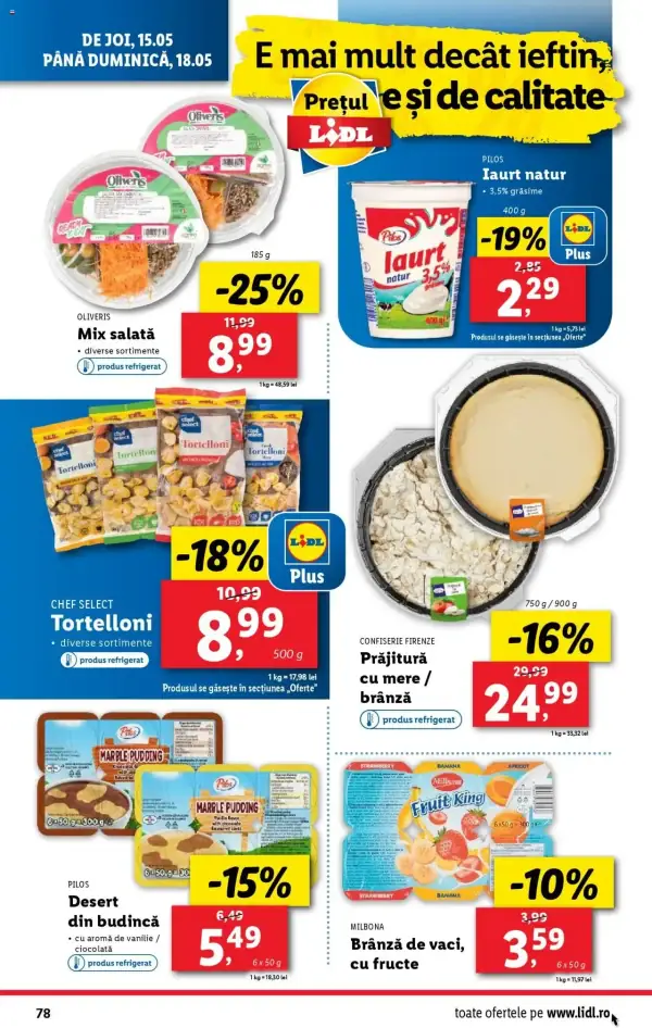 Cataloage Lidl: Ofertă actuală din 12.05.2025 - Oferta produse - 12-05-2025 - 18-05-2025.