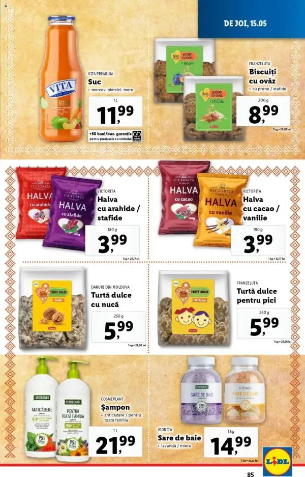 Cataloage Lidl: Ofertă actuală din 12.05.2025 - Oferta produse - 12-05-2025 - 18-05-2025.