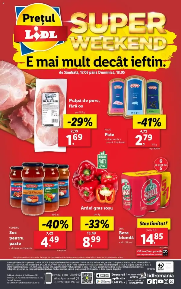 Cataloage Lidl: Ofertă actuală din 12.05.2025 - Oferta produse - 12-05-2025 - 18-05-2025.