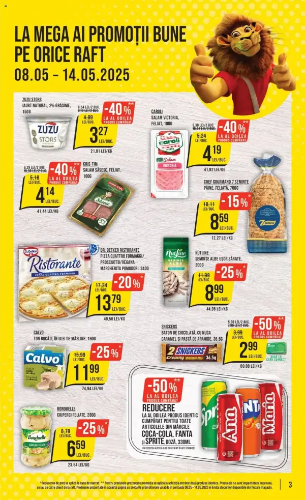 Cataloage Mega Image: Ofertă actuală din 08.05.2025 - Revista nou - 08-05-2025 - 14-05-2025.