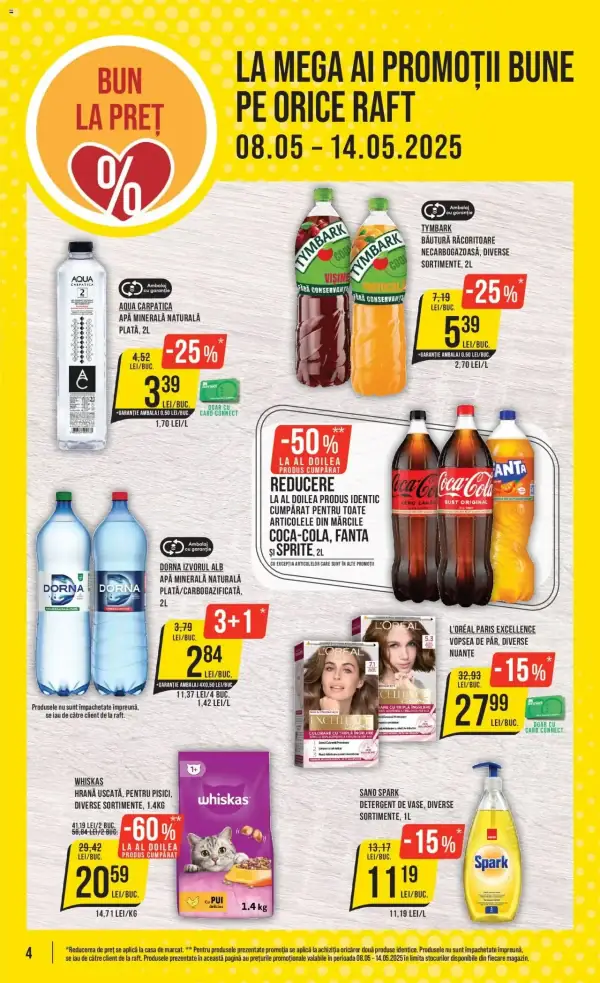 Cataloage Mega Image: Ofertă actuală din 08.05.2025 - Revista nou - 08-05-2025 - 14-05-2025.