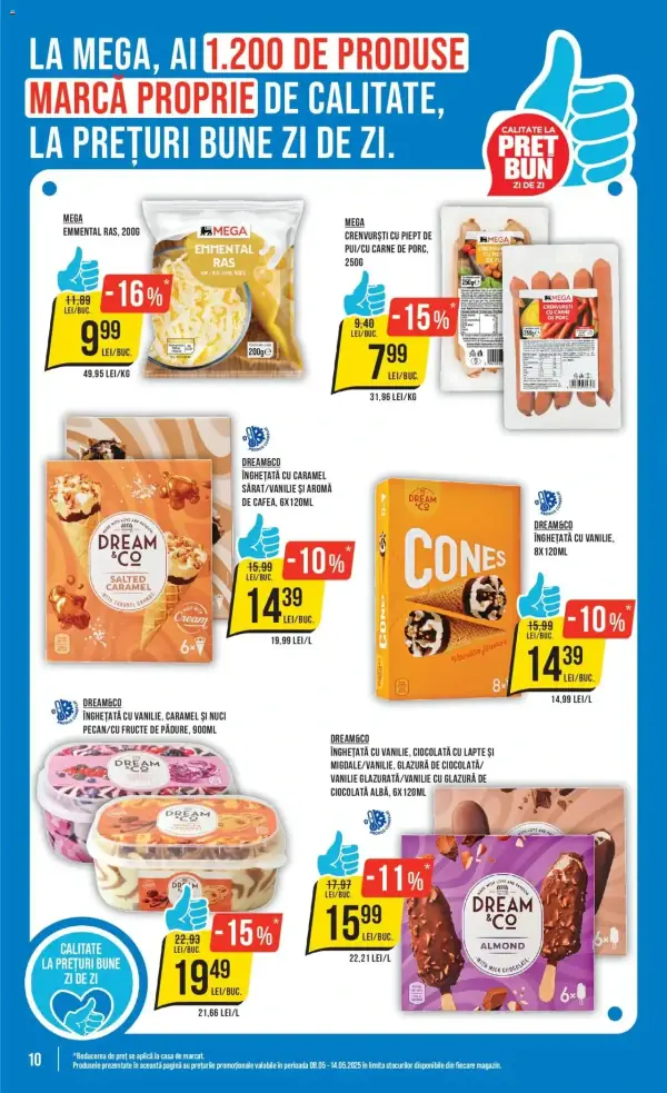 Cataloage Mega Image: Ofertă actuală din 08.05.2025 - Revista nou - 08-05-2025 - 14-05-2025.