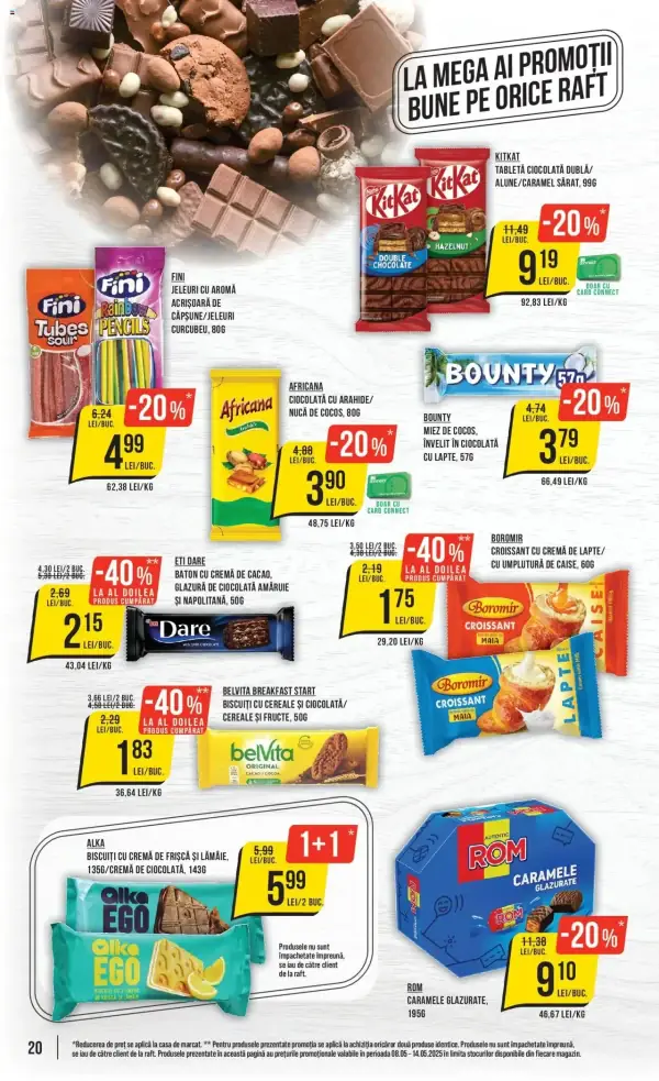 Cataloage Mega Image: Ofertă actuală din 08.05.2025 - Revista nou - 08-05-2025 - 14-05-2025.