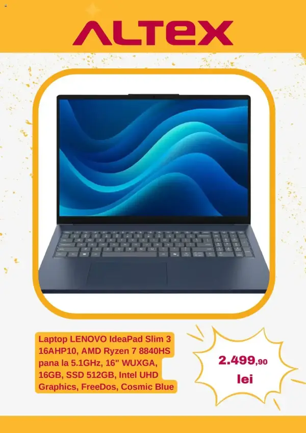 Cataloage Altex: Ofertă actuală din 08.05.2025 - Oferte online produse - 08-05-2025 - 14-05-2025.