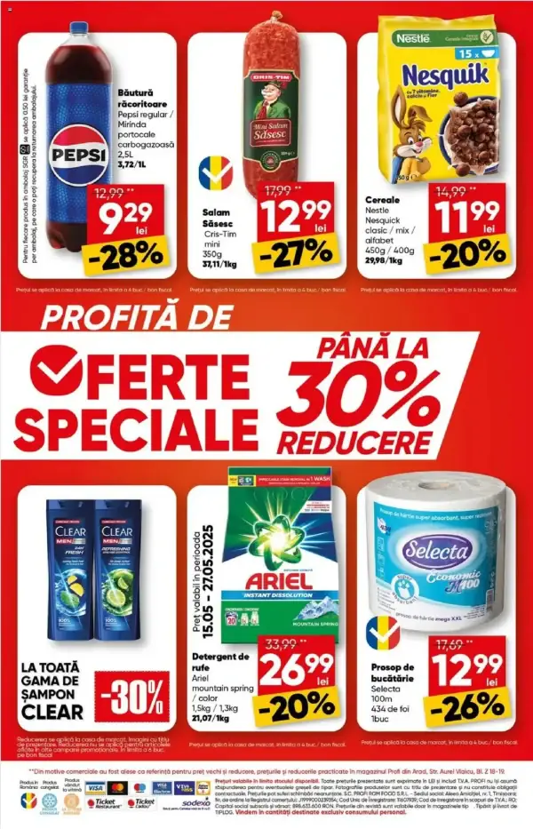 Cataloage Profi: Ofertă actuală din 14.05.2025 - Oferte "Revista " - 14-05-2025 - 27-05-2025.