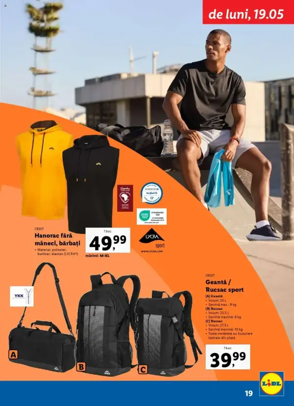 Cataloage Lidl: Ofertă actuală din 19.05.2025 - Oferta produse - 19-05-2025 - 06-07-2025.