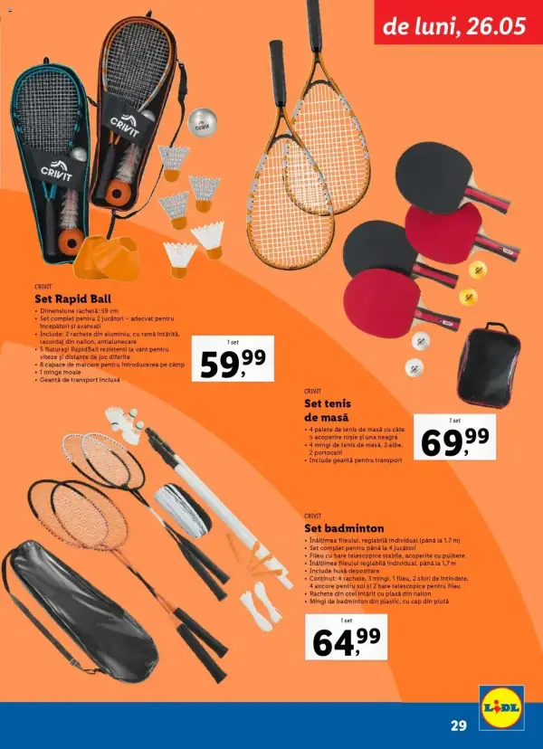 Cataloage Lidl: Ofertă actuală din 19.05.2025 - Oferta produse - 19-05-2025 - 06-07-2025.