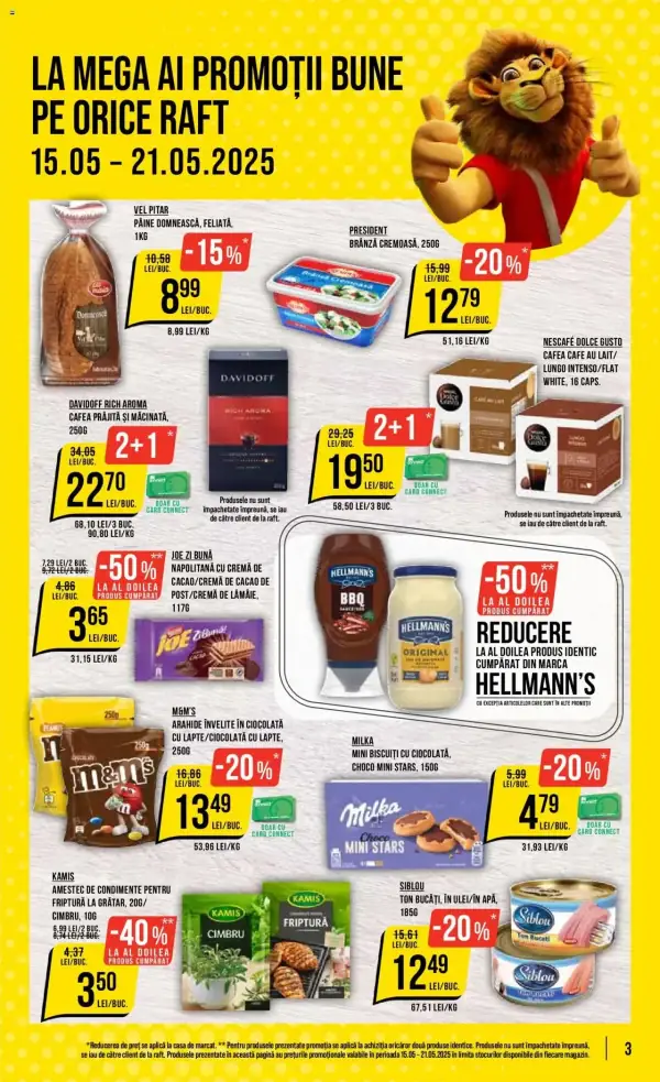 Cataloage Mega Image: Ofertă actuală din 15.05.2025 - Revista nou - 15-05-2025 - 21-05-2025.