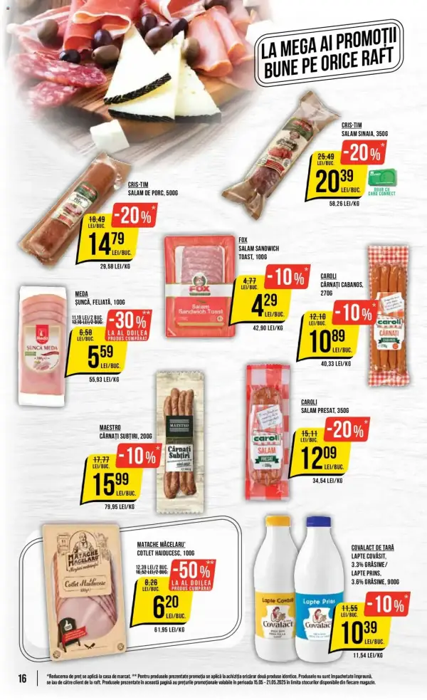 Cataloage Mega Image: Ofertă actuală din 15.05.2025 - Revista nou - 15-05-2025 - 21-05-2025.