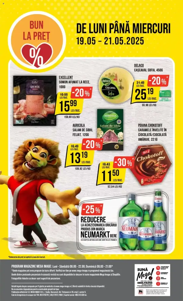 Cataloage Mega Image: Ofertă actuală din 15.05.2025 - Revista nou - 15-05-2025 - 21-05-2025.
