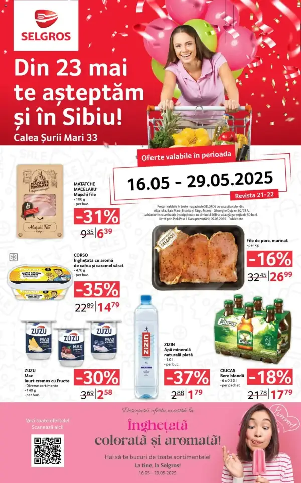 Cataloage Selgros: Ofertă actuală din 16.05.2025 - Food - 16-05-2025 - 29-05-2025.