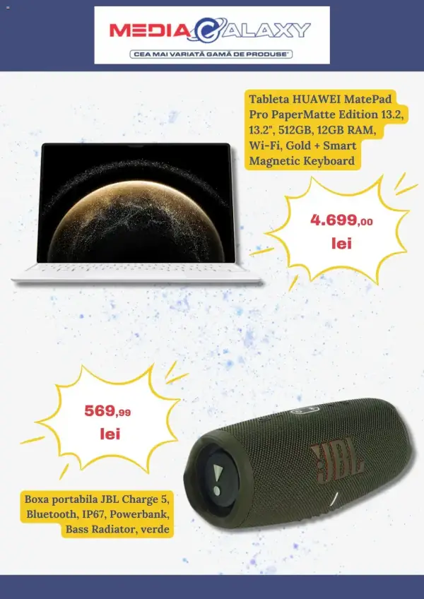 Cataloage Media Galaxy: Ofertă actuală din 15.05.2025 - Oferte electrocasnice - 15-05-2025 - 21-05-2025.