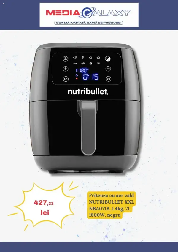 Cataloage Media Galaxy: Ofertă actuală din 15.05.2025 - Oferte electrocasnice - 15-05-2025 - 21-05-2025.