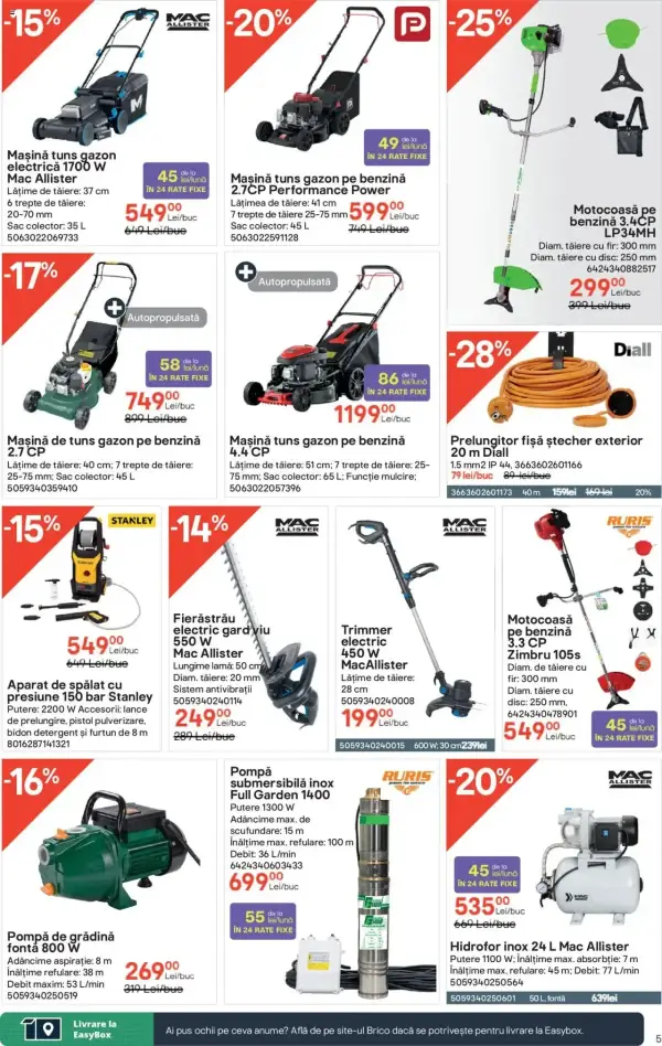 Cataloage Brico Depot: Ofertă actuală din 15.05.2025 - 15-05-2025 - 03-06-2025.