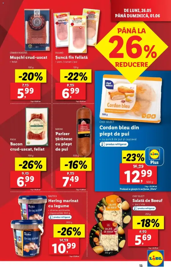 Cataloage Lidl: Ofertă actuală din 26.05.2025 - Oferta produse - 26-05-2025 - 01-06-2025.