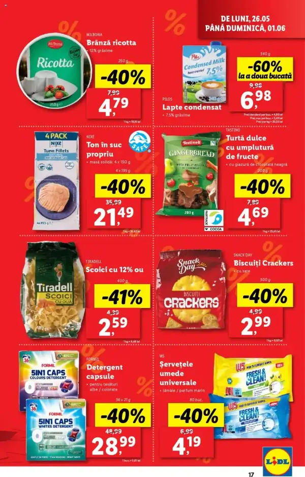 Cataloage Lidl: Ofertă actuală din 26.05.2025 - Oferta produse - 26-05-2025 - 01-06-2025.