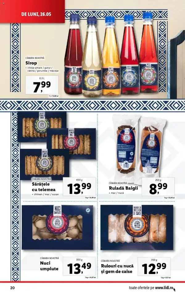 Cataloage Lidl: Ofertă actuală din 26.05.2025 - Oferta produse - 26-05-2025 - 01-06-2025.