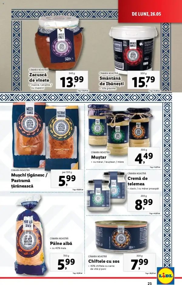 Cataloage Lidl: Ofertă actuală din 26.05.2025 - Oferta produse - 26-05-2025 - 01-06-2025.