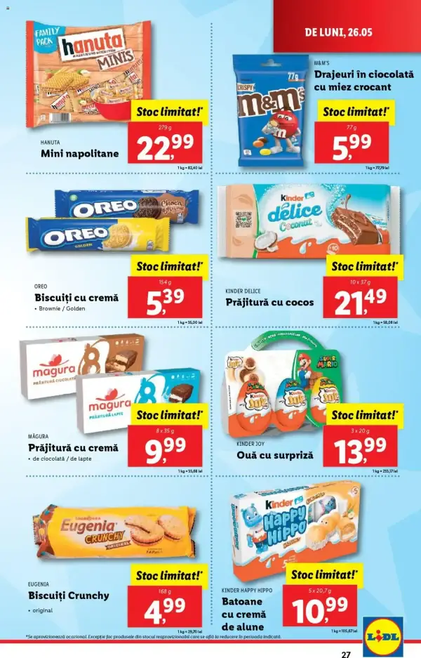 Cataloage Lidl: Ofertă actuală din 26.05.2025 - Oferta produse - 26-05-2025 - 01-06-2025.