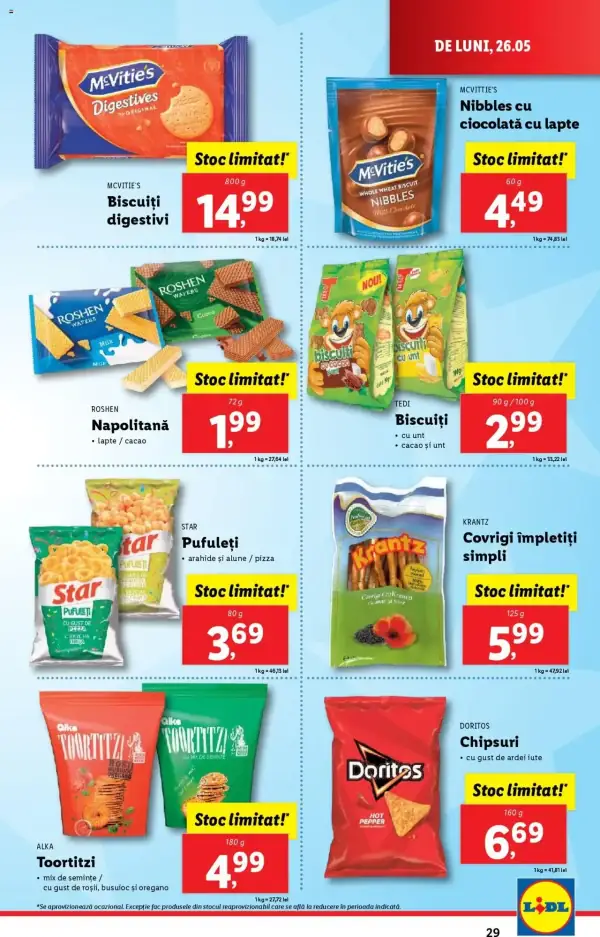 Cataloage Lidl: Ofertă actuală din 26.05.2025 - Oferta produse - 26-05-2025 - 01-06-2025.