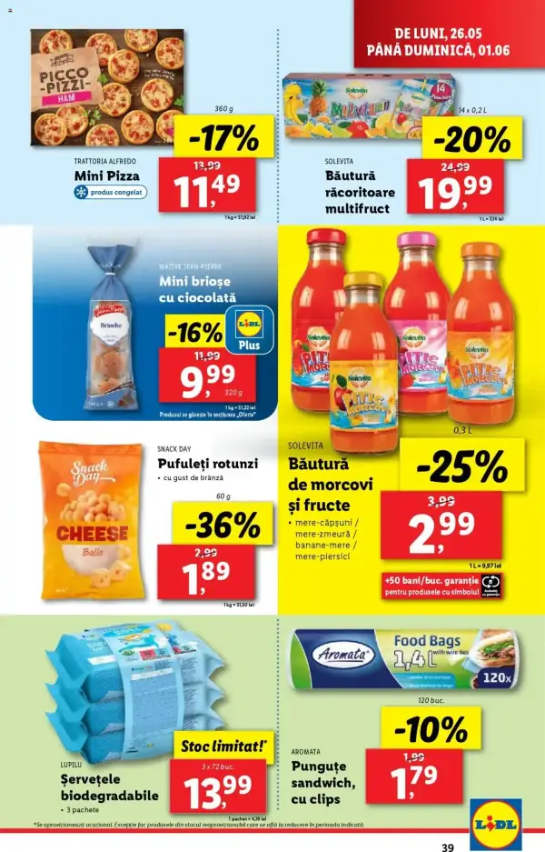 Cataloage Lidl: Ofertă actuală din 26.05.2025 - Oferta produse - 26-05-2025 - 01-06-2025.