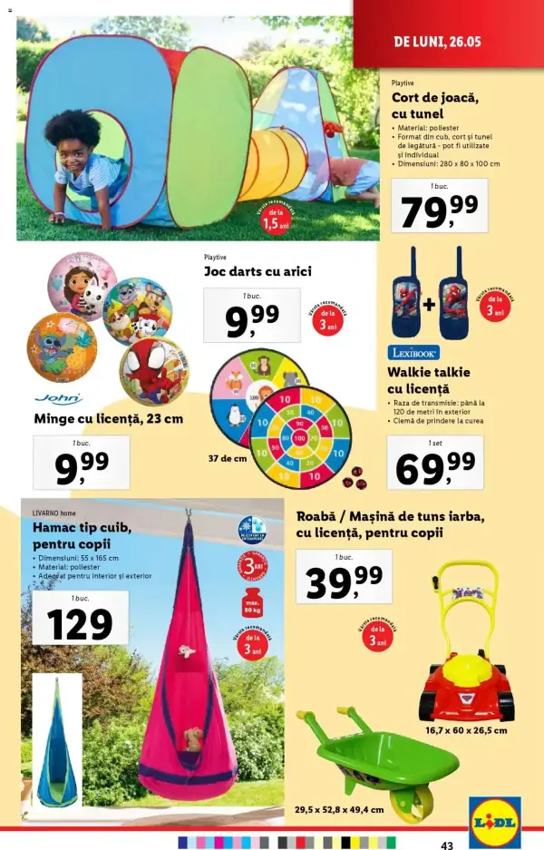 Cataloage Lidl: Ofertă actuală din 26.05.2025 - Oferta produse - 26-05-2025 - 01-06-2025.