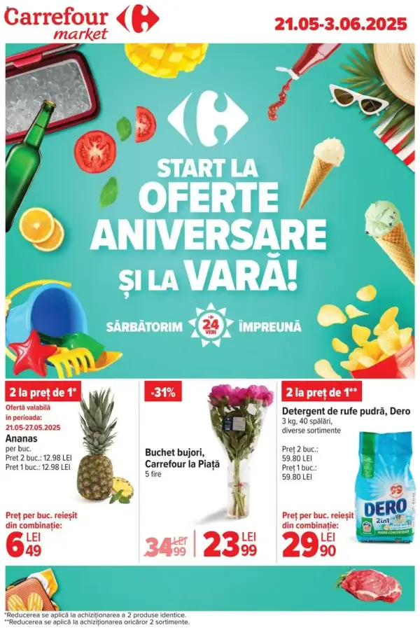 Cataloage Carrefour: Ofertă actuală din 21.05.2025 - "Catalog Market" - 21-05-2025 - 03-06-2025.