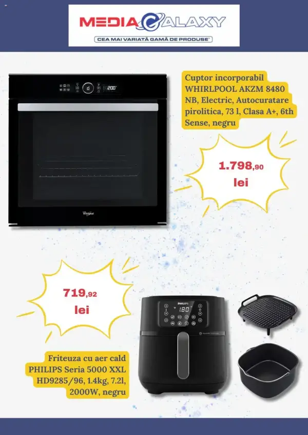 Cataloage Media Galaxy: Ofertă actuală din 22.05.2025 - Oferte electrocasnice - 22-05-2025 - 28-05-2025.