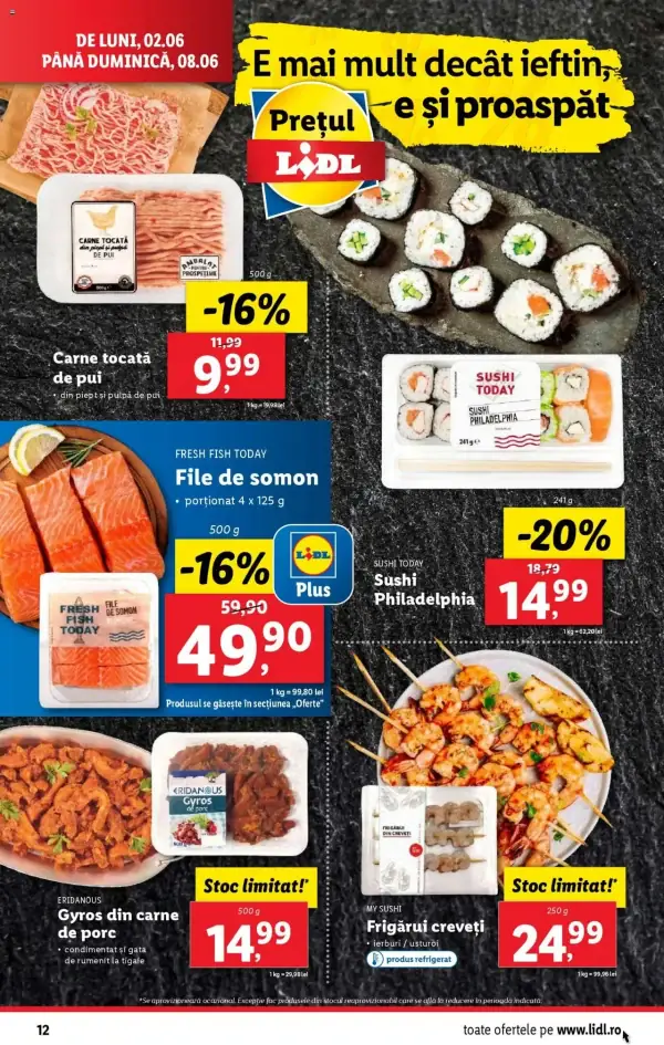 Cataloage Lidl: Ofertă actuală din 02.06.2025 - Oferta produse - 02-06-2025 - 08-06-2025.