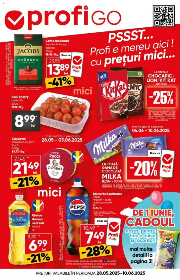 Cataloage Profi: Ofertă actuală din 28.05.2025 - Oferte "Revista Go" - 28-05-2025 - 10-06-2025.