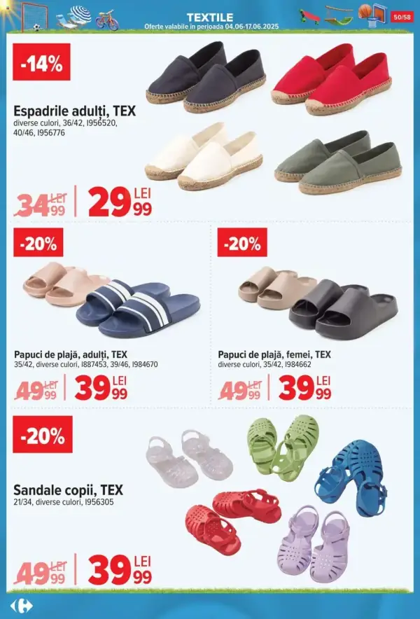 Cataloage Carrefour: Ofertă actuală din 04.06.2025 - "Catalog Vară" - 04-06-2025 - 01-07-2025.