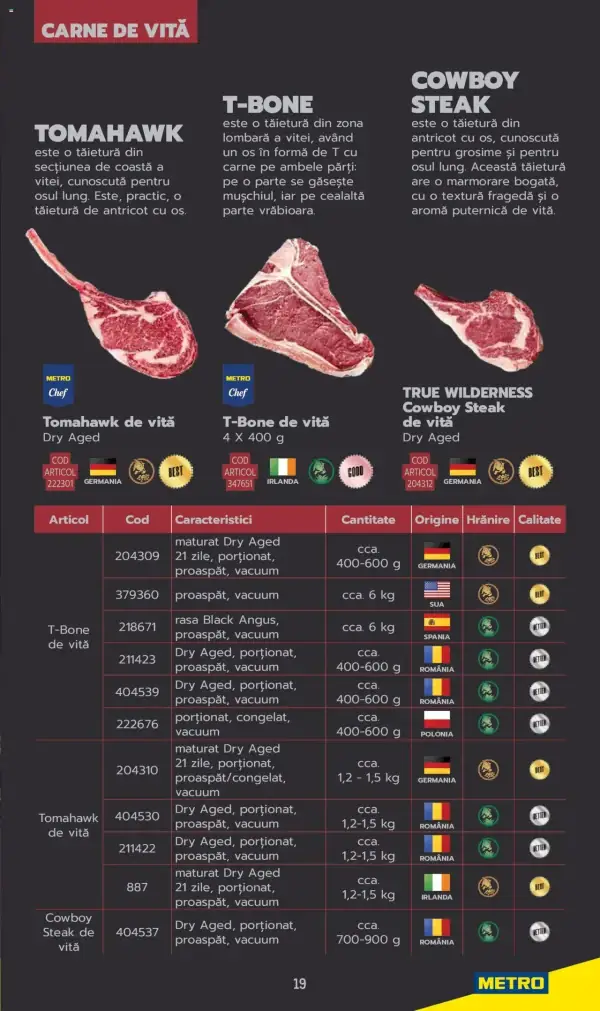 Cataloage Metro: Ofertă actuală din 03.06.2025 - Carne pentru Profesioniști - 03-06-2025 - 04-07-2025.