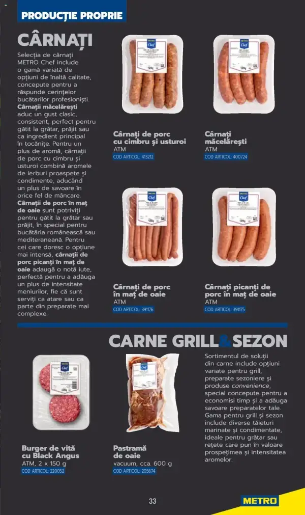 Cataloage Metro: Ofertă actuală din 03.06.2025 - Carne pentru Profesioniști - 03-06-2025 - 04-07-2025.