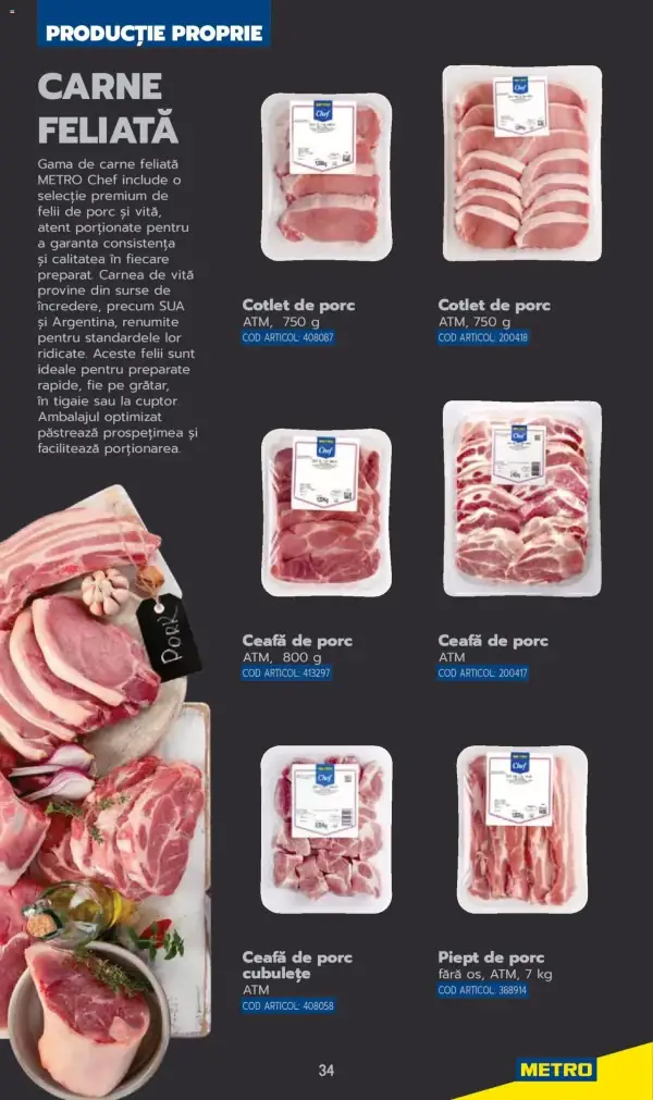 Cataloage Metro: Ofertă actuală din 03.06.2025 - Carne pentru Profesioniști - 03-06-2025 - 04-07-2025.
