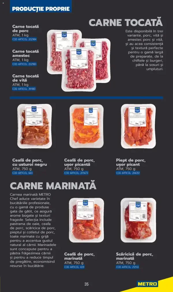 Cataloage Metro: Ofertă actuală din 03.06.2025 - Carne pentru Profesioniști - 03-06-2025 - 04-07-2025.