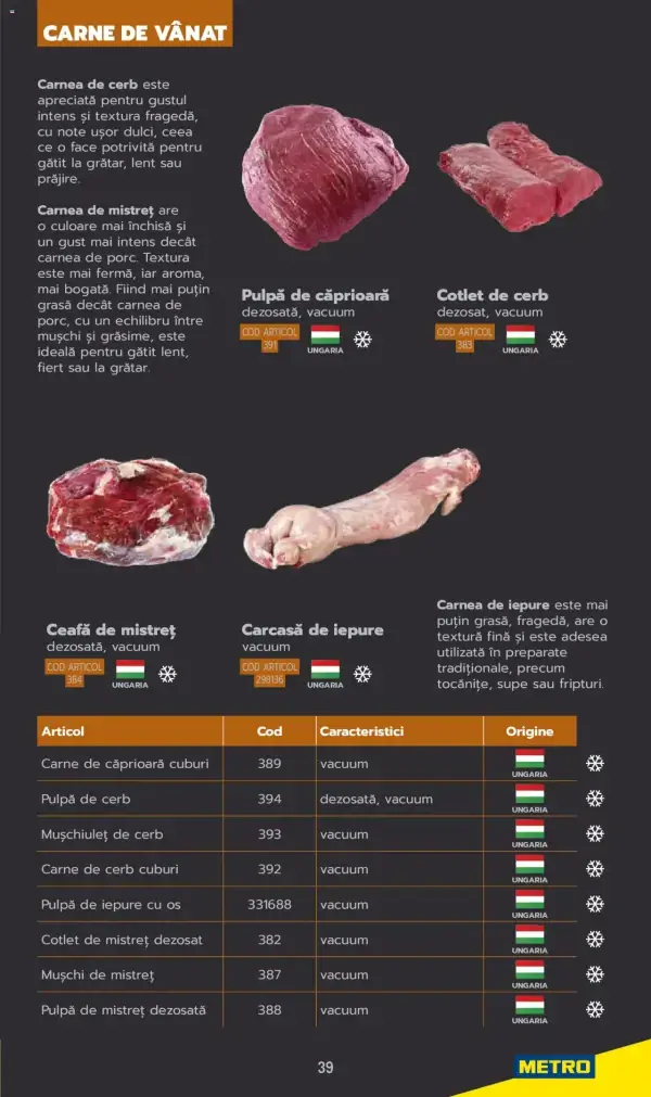 Cataloage Metro: Ofertă actuală din 03.06.2025 - Carne pentru Profesioniști - 03-06-2025 - 04-07-2025.