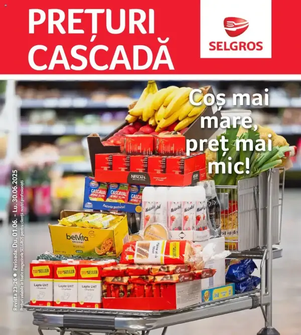Cataloage Selgros: Ofertă actuală din 01.06.2025 - Prețuri Cascadă - 01-06-2025 - 30-06-2025.