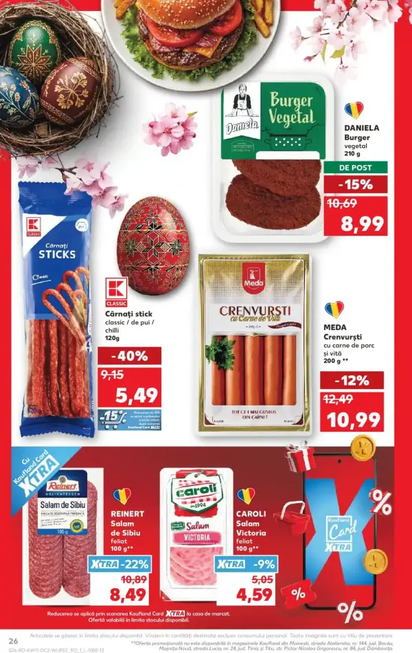 Cataloage Kaufland Catalog: Ofertă actuală din 11.03.2026 - 11-03-2026 - 17-03-2026.