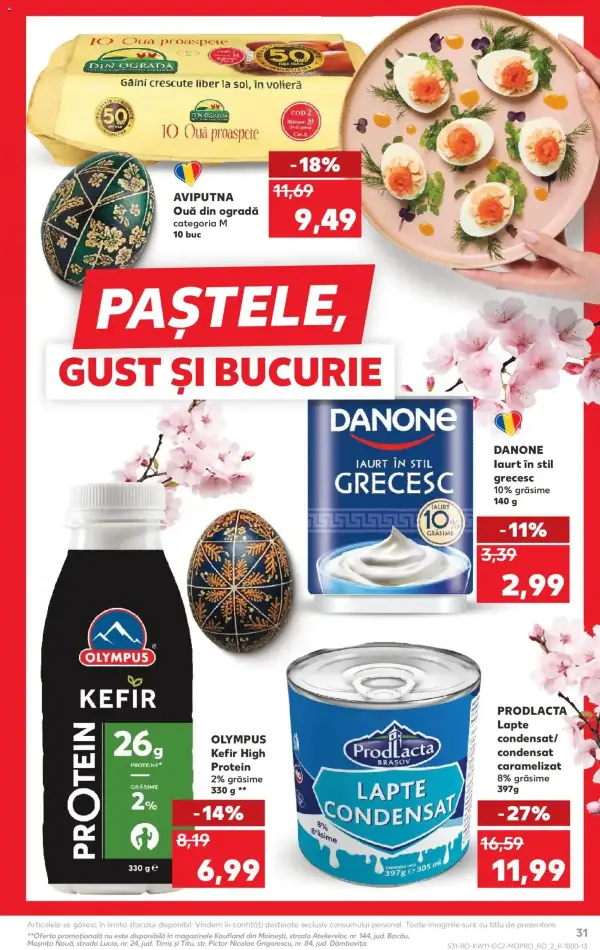 Cataloage Kaufland Catalog: Ofertă actuală din 11.03.2026 - 11-03-2026 - 17-03-2026.