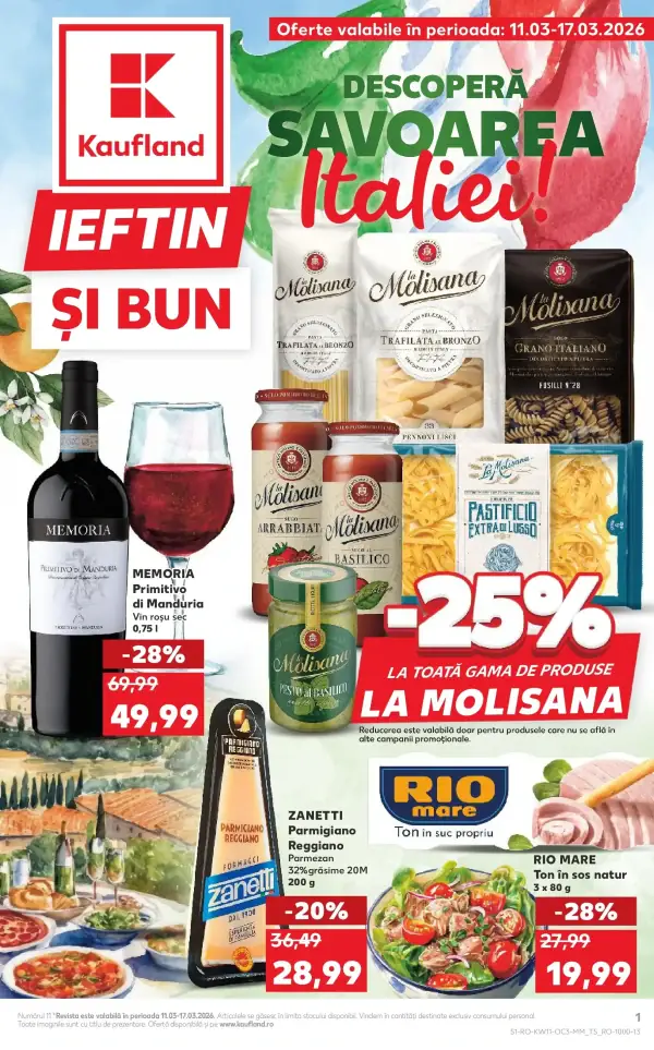 Cataloage Kaufland Catalog Tematic: Ofertă actuală din 11.03.2026 - 11-03-2026 - 17-03-2026.