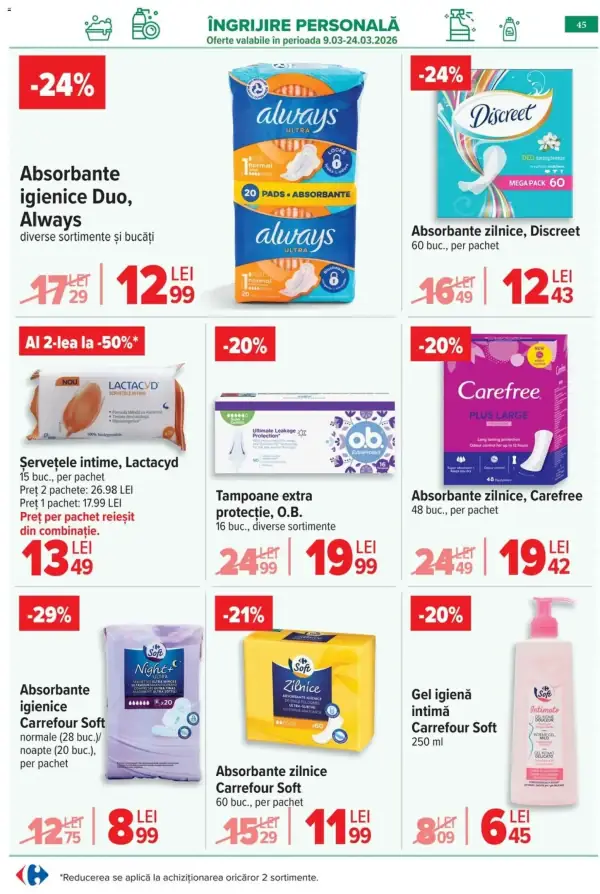 Cataloage Catalog Carrefour: Ofertă actuală din 09.03.2026 - 09-03-2026 - 17-03-2026.