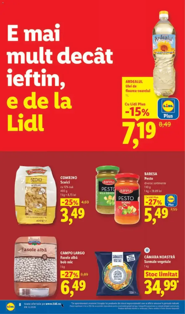 Cataloage Catalog Lidl online: Ofertă actuală din 16.03.2026 - 16-03-2026 - 22-03-2026.