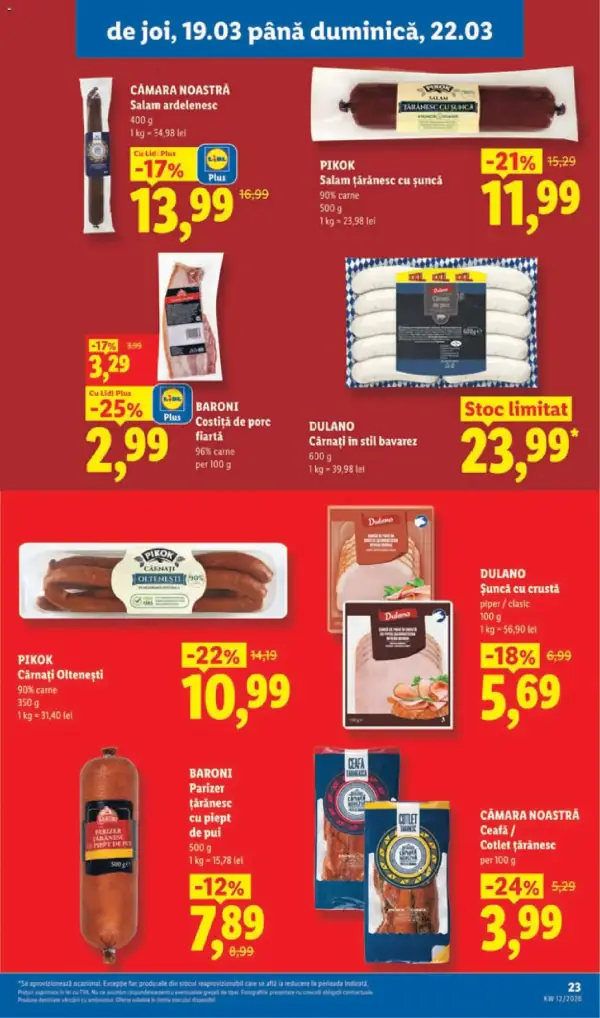 Cataloage Catalog Lidl online: Ofertă actuală din 16.03.2026 - 16-03-2026 - 22-03-2026.
