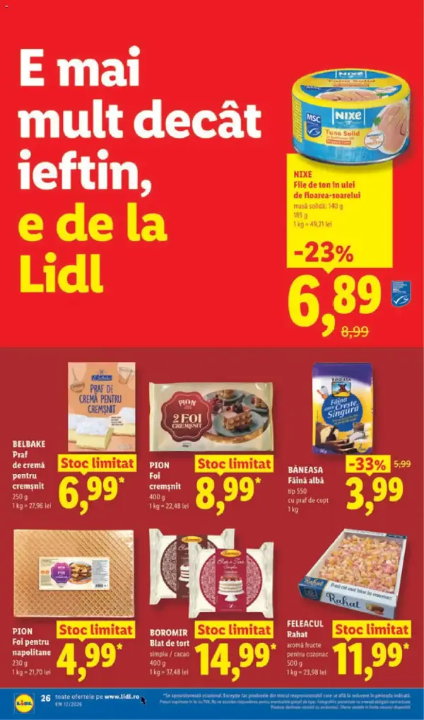 Cataloage Catalog Lidl online: Ofertă actuală din 16.03.2026 - 16-03-2026 - 22-03-2026.