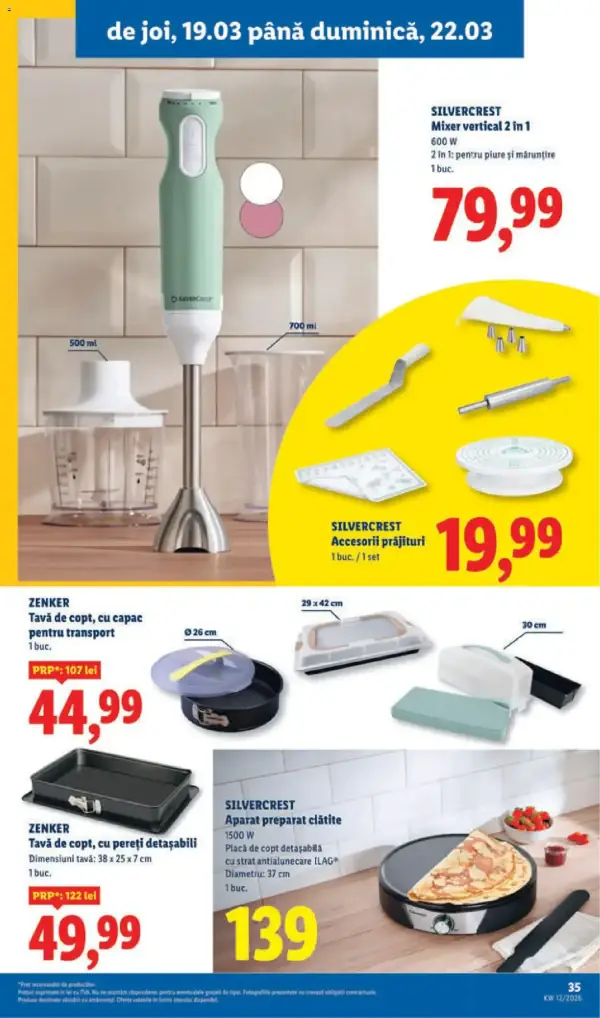 Cataloage Catalog Lidl online: Ofertă actuală din 16.03.2026 - 16-03-2026 - 22-03-2026.