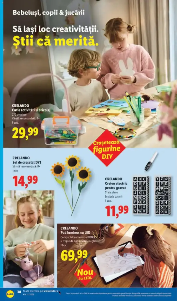 Cataloage Catalog Lidl online: Ofertă actuală din 16.03.2026 - 16-03-2026 - 22-03-2026.