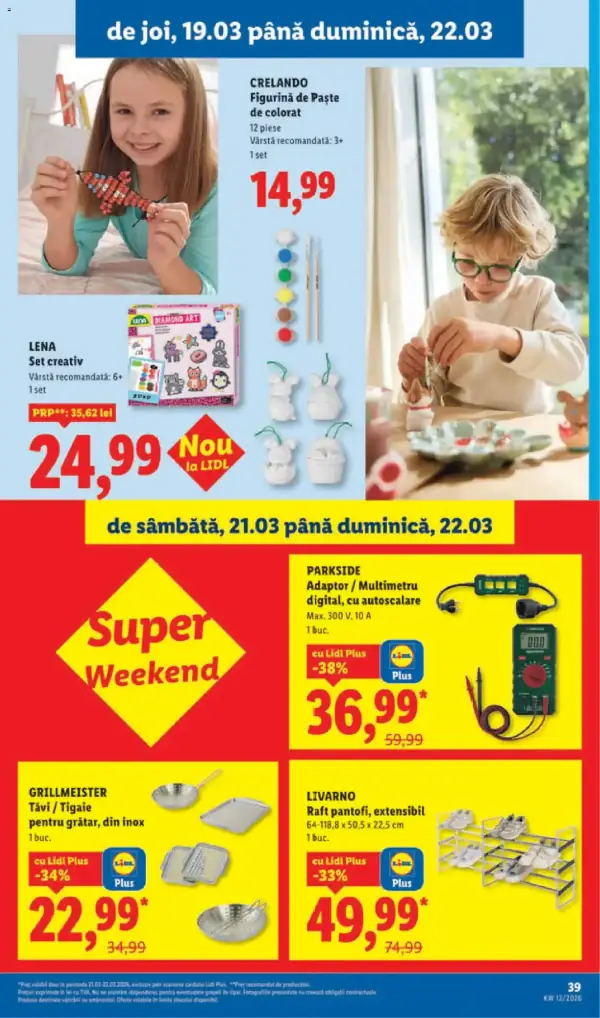 Cataloage Catalog Lidl online: Ofertă actuală din 16.03.2026 - 16-03-2026 - 22-03-2026.