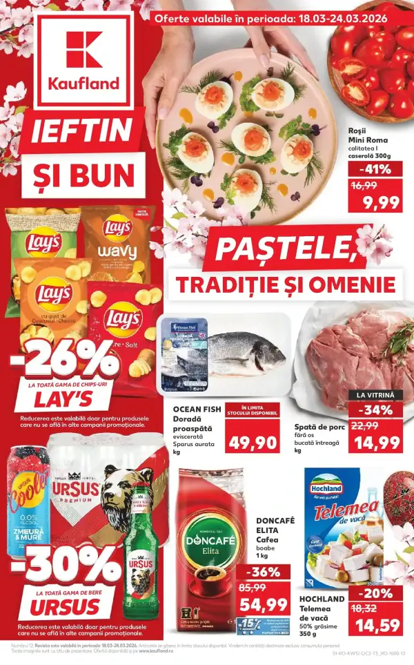 Cataloage Kaufland Domnesti: Ofertă actuală din 18.03.2026 - 18-03-2026 - 24-03-2026.