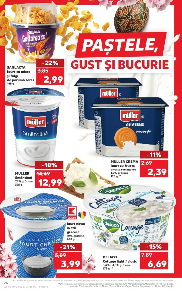 Cataloage Kaufland Domnesti: Ofertă actuală din 18.03.2026 - 18-03-2026 - 24-03-2026.