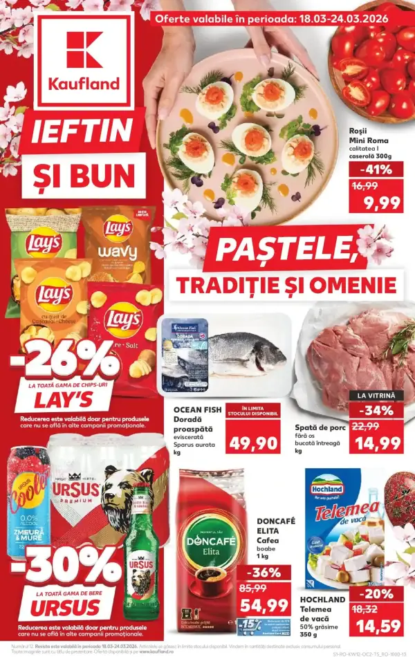 Cataloage Kaufland Catalog: Ofertă actuală din 18.03.2026 - 18-03-2026 - 24-03-2026.